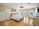 Spacious main bedroom with a woven bed frame, ample windows, and access to a private balcony at 204 66Th Street, Holmes Beach, FL 34217