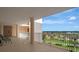 Outdoor hallway space with white railing overlooking a residential area at 2625 Terra Ceia Bay Blvd # 504, Palmetto, FL 34221