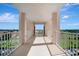 Exterior hallway view with white railing and stunning views at 2625 Terra Ceia Bay Blvd # 504, Palmetto, FL 34221