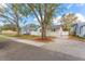 Street view of cozy home with trees, white fence, and well-maintained front yard at 3457 50Th N Ave, St Petersburg, FL 33714