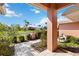 Inviting foyer showcasing double doors, tile flooring, and stylish decor at 534 Warwick Ln, Venice, FL 34293