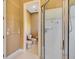 Bathroom suite featuring a toilet, bidet, and walk-in shower at 5750 Saddle Oak Trl, Sarasota, FL 34241