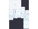 Detailed floorplan showing layout of bedrooms, bathrooms, living spaces, and garage at 5750 Saddle Oak Trl, Sarasota, FL 34241