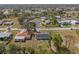 Aerial view of a neighborhood showcasing residential homes, lush trees, and well-maintained streets at 5798 Kenwood Dr, North Port, FL 34287