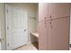 This mud room is a convenient space with built-in storage and a utility sink at 8503 Gateway Ct, Englewood, FL 34224
