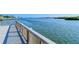 Community dock featuring gorgeous water views at 1125 W Peppertree Dr # 706, Sarasota, FL 34242
