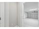 Spacious garage with a clean, epoxy floor and a metal roll-up door, providing ample parking and storage at 12518 Oak Hill Way, Parrish, FL 34219