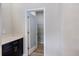 A pantry features a storage area with multiple shelves at 12518 Oak Hill Way, Parrish, FL 34219