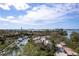 Stunning aerial view of waterfront property showcasing marina, boat slips and scenic views at 1531 Clower Creek Dr # Ha245, Sarasota, FL 34231