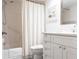 This bathroom includes a bath and shower, with a large vanity and lots of counter space at 1531 Clower Creek Dr # Ha245, Sarasota, FL 34231
