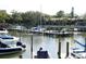 Pelican Cove boat docks featuring multiple slips, with boats docked on the canal at 1531 Clower Creek Dr # Ha245, Sarasota, FL 34231