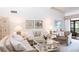 Bright living room featuring stylish decor, comfortable seating, and access to the outdoors at 1531 Clower Creek Dr # Ha245, Sarasota, FL 34231
