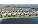Picturesque waterfront neighborhood showing houses nestled along the tranquil lake at 17026 Loudon Pl, Bradenton, FL 34202