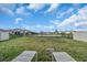 Large backyard offering plenty of room for outdoor activities and lounging by the lake at 17119 Harvest Moon Way, Bradenton, FL 34211