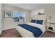 Inviting bedroom featuring a plush bed, matching nightstands, and a soothing color scheme for relaxation at 17119 Harvest Moon Way, Bradenton, FL 34211