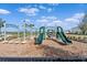 Community playground featuring climbing structures, slides, and play areas with lush landscaping at 17119 Harvest Moon Way, Bradenton, FL 34211
