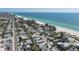 Beautiful beach home and coastline view with turquoise ocean water at 3007 Avenue E # A, Holmes Beach, FL 34217