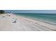 Beach scene with white sand and clear turquoise water, on a sunny day at 3007 Avenue E # A, Holmes Beach, FL 34217