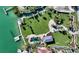 Beautiful property featuring a private dock, pool, lush lawn, and easy access to waterfront activities at 684 Freeling Dr, Sarasota, FL 34242