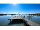 New dock on Lemon Bay is a perfect spot to relax and take in the views at 684 Freeling Dr, Sarasota, FL 34242