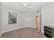 Spacious bedroom features carpet, window, closet, and ample lighting at 9415 Discovery Ter # 101A, Bradenton, FL 34212