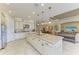 Spacious kitchen with a large island, offering ample counter space and storage at 13214 Treviso Dr, Bradenton, FL 34211