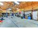 Massive garage space with equipment, ample storage, and great lighting for any project at 15890 County Road 675, Parrish, FL 34219