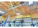 The garage boasts high ceilings with a large fan and foam insulation for climate control at 15890 County Road 675, Parrish, FL 34219
