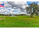 Expansive green lawn and serene pond with fountain, creating a peaceful and picturesque setting at 15890 County Road 675, Parrish, FL 34219