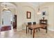 Bright dining area with archway and tile flooring at 1720 85Th Nw Ct, Bradenton, FL 34209