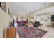Open-concept living space with recessed lighting and easy access to kitchen at 1720 85Th Nw Ct, Bradenton, FL 34209