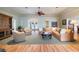 Well-appointed living room with hardwood floors and comfortable furniture at 28 Dominica Dr, Englewood, FL 34223