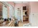 Bathroom featuring a vanity, toilet, and shower at 4710 Gleason Ave, Sarasota, FL 34242