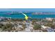 Fantastic aerial view highlighting the condo's location with stunning cityscape and waterfront scenery at 500 N Osceola Ave # 203, Clearwater, FL 33755