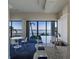 Modern kitchen and dining area with granite countertops and water views at 500 N Osceola Ave # 203, Clearwater, FL 33755