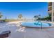 Enjoy this luxurious pool with stunning water views on a clear day at 500 N Osceola Ave # 203, Clearwater, FL 33755