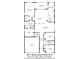 Detailed floor plan showing layout of 4 bedroom, 2 bath home at 7951 113Th Avenue E Cir, Parrish, FL 34219