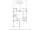 Detailed floor plan showcasing layout of living room, kitchen, bedrooms, swimming pool, and patio at 1239 Pinebrook Way, Venice, FL 34285