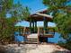 Picturesque waterfront dock offering serene views of the water, perfect for relaxation and enjoying waterfront living at 1718 Starling Dr # 104, Sarasota, FL 34231