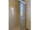 Bathroom featuring a bathtub and shower with glass door at 197 Palm Harbor Dr, North Port, FL 34287