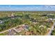 Aerial view of a tree-lined neighborhood showcasing lush greenery and blue skies at 2625 Yuma Ave, North Port, FL 34286