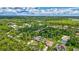 Scenic aerial view of neighborhood featuring a mix of houses and dense trees at 2625 Yuma Ave, North Port, FL 34286