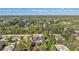 Aerial view of a tree-lined neighborhood showcasing lush greenery and blue skies at 2625 Yuma Ave, North Port, FL 34286