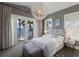 Relaxing main bedroom boasts water views and access to a private balcony at 2828 Riverview Blvd, Bradenton, FL 34205