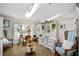 Bright sitting room with skylights, vintage furniture, and natural light at 3391 Tucson Rd, North Port, FL 34286