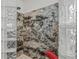 Shower stall with granite-look walls, glass block and chrome fixture at 4117 Roberts Point Cir, Sarasota, FL 34242