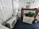 Outdoor porch area with laundry and storage at 415 Dublin Ave, Bradenton, FL 34207