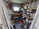 This shed offers ample storage and a workbench at 415 Dublin Ave, Bradenton, FL 34207