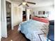 Cozy bedroom with closet, ensuite bathroom and modern amenities at 415 Oakwood E Blvd, Sarasota, FL 34237