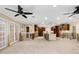 Spacious kitchen with wooden cabinets and an island at 5073 Higel Ave, Sarasota, FL 34242